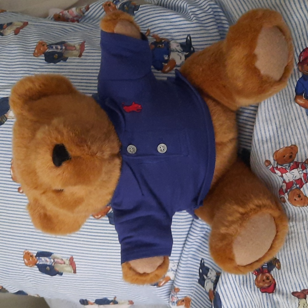 ☆SOLD☆Vintage Ralph Lauren JointedTeddy Bear 1997